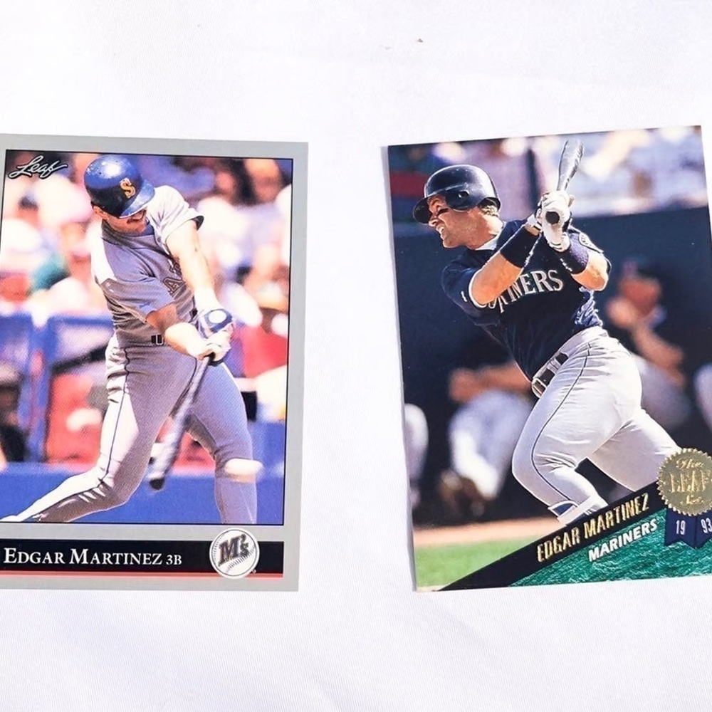 1992 & 1993 Leaf Edgar Martínez cards open to reasonable offers